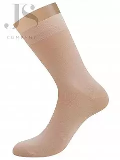 Благородные носки из мерсеризованного хлопка с высокой гигроскопичностью Omsa JSCLASSIC 206 (5 пар) beige oms
