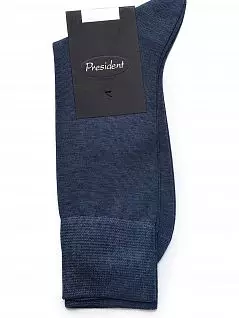 Мягкие носки с усиленными зонами напряжения синего цвета President 920c88