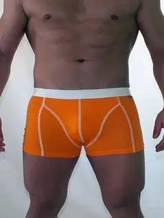 Эластичные боксеры из тонкого хлопка оранжевого цвета Van Baam RT38105