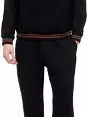Комплект мужской (толстовка, брюки, носки и маска для сна) черного цвета Ermenegildo Zegna N6X131550c001