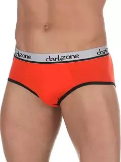 Привлекательные брифы с подкладкой на гульфике оранжевого цвета DARKZONE RTDZN6118