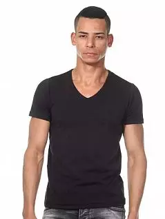 Современная облегающая футболка черного цвета DARKZONE RTDZN8611 распродажа