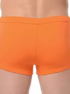 Классические оранжевые мужские пляжные плавки-хипсы с эффектом защиты от ультрафиолетовых лучей HOM Marina 07063cJX
