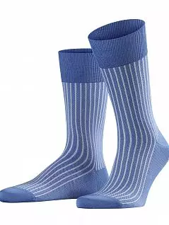 Мужские носки из мягкого хлопка Falke 13396 Oxford Stripe SO (муж.) Синий 6326