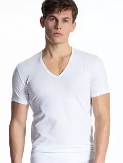 Классическая футболка из натурального хлопка Calida 14590к_001 Белый 1