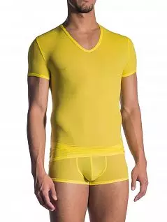 Полупрозрачная футболка из полиамида Olaf Benz 106024премиум Желтый 2201