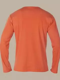 Яркая повседневная футболка оранжевого цвета HOM 04253cA9