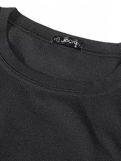 Стильная мужская футболка с длинным рукавом черного цвета Jockey 15500717 Nos (муж.) Черный