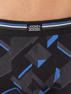 Хлопковый комплект боксеров с двойной панелью (3шт) JOCKEY 17302913 (муж.) Синий-серый 422