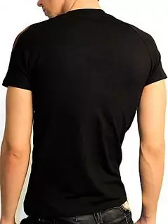 Мужская черная спортивная футболка с коричневым принтом Doreanse Mexican Style 2575c18