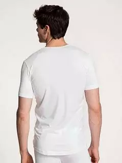 Дышащая футболка нейтрализующая запахи из лиоцеля белого цвета CALIDA 14086c001