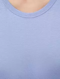 Однотонная футболка из дышащей вискозы с небольшим добавлением лайкры PECHE MONNAIE EV26331лаванда