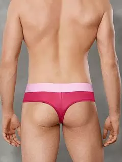 Мужские стринги из тончайшей ткани розового цвета Doreanse 1224c69
