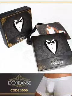 Роскошный подарочный комплект нижнего белья для мужчин белого цвета Doreanse Modal Lux 3000c02