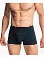 Оригинальные боксеры с мелким принтом Atlantic MW120104темно-синий