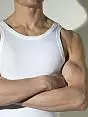 Классическая мужская майка белого цвета HOM First Cotton 03254cW5 распродажа