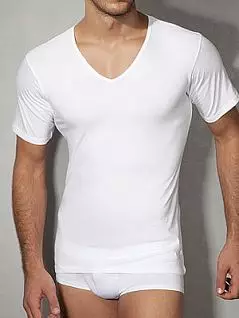 Мужская  белая хлопковая футболка Doreanse Cotton Collection 2810c02 распродажа