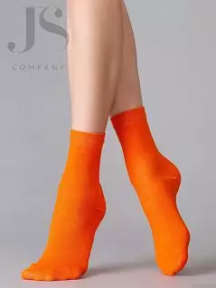 Женские носки средней высоты из хлопка и полиамида Giulia JSWS3 CLASSIC (5 пар) orange gul
