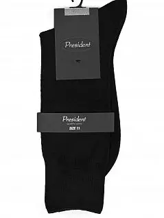 Повседневные носки из полиамида и хлопка черного цвета President AC-39c19