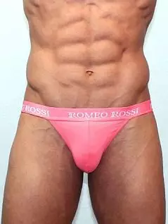 Розовые мужские трусы танга Romeo Rossi Tanga R3001-12