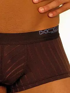 Мужские коричневые трусы хипсы HOM ForMan 01175cT9