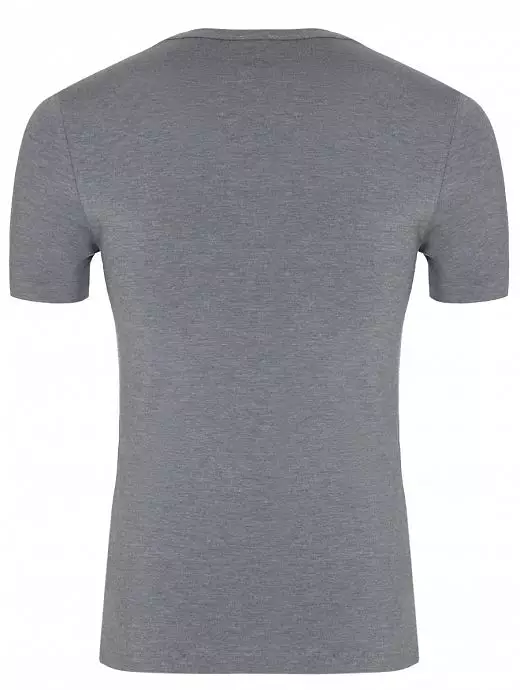 Однотонная футболка из высококачественного мягчайшего модала серого цвета Zimmerli 7001346c51