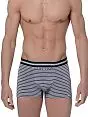 Мужские трусы боксеры с серо-белой полоской HOM Preppy 01058cZ7