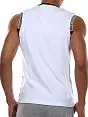 Мужская стильная спортивная майка белая из хлопка Oboy Sport Boys 8058c02