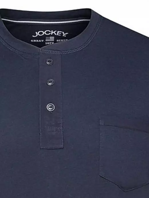 Шелковистая футболка Jockey 500713H (муж.) Синий 499 Шелковистая футболка Jockey 500713H (муж.) Синий 499