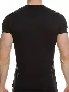 Модная мужская футболка черного цвета bruno banani Base Line 22081117бруно Черный распродажа