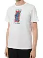 Хлопковая футболка с брендированным принтом Bikkembergs BKK2MTS04cWhite