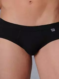 Мягкие трусы брифы из хлопка черного цвета HOM 02422cK9