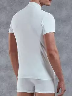 Мужская футболка из натурального материала белого цвета Doreanse 2730c02