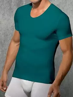 Стильная мужская футболка для повседневного ношения изумрудного цвета Doreanse For Everyday 2855c07 распродажа
