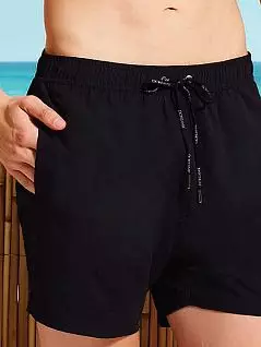 Пляжные шорты с внутренней сеточкой черного цвета Doreanse 3800c01 распродажа