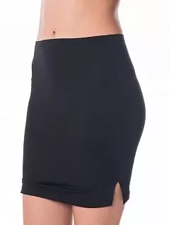 Эластичная нижняя юбка на вшивной тонкой резинке LTBS1896 BlackSpade черный