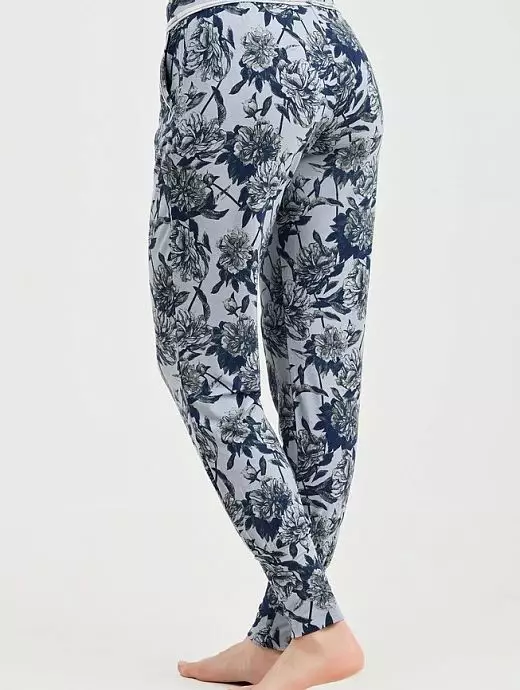 Шелковистые брюки с цветочным принтом Jockey 850006Hc15P