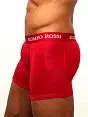 Красные мужские трусы боксеры лонг Romeo Rossi Long boxers R7001-8