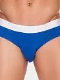 Однотонные мужские трусы слипы синего цвета Torro LFTMS3101 BLUE