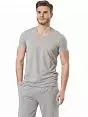 Шелковистая футболка из модала и хлопка Cacharel LT2170 Cacharel серый меланж