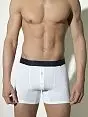 Белые мужские трусы из хлопка HOM Victor 01089c03