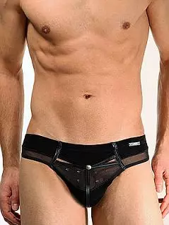 Мужские эротические прозрачные стринги Oboy Black 5073c01 распродажа