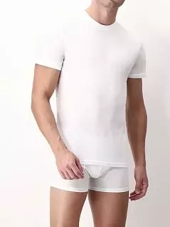 Гипоаллергенная футболка из египетского хлопка (2шт) белого цвета Perofil VPRT00342c0020