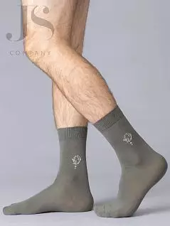 мужские носки широкой резинкой и кеттельным (плоским) швом на мыске OMSA JSECO 409 (5 пар) militari oms