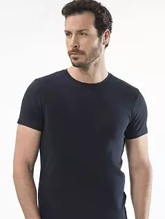 Мужская футболка с коротким рукавом LT1307 Cacharel темно-синий