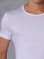 Футболка из микромодала белого цвета HOM 03111cW5