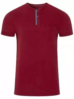 Приталенная мужская футболка с коротким рукавом Jockey 500729H (муж.) Бордовый 374