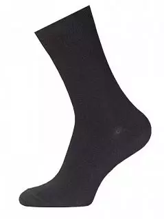 Хлопковые носки упакованные в банку с конструкцией на пятки от скольжения Conte DT14с2122б000Нсм 000_Черный