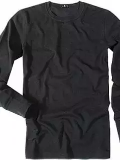 Стильная мужская футболка с длинным рукавом черного цвета Jockey 15500717 Nos (муж.) Черный распродажа
