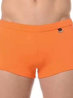 Классические оранжевые мужские пляжные плавки-хипсы с эффектом защиты от ультрафиолетовых лучей HOM Marina 07063cJX